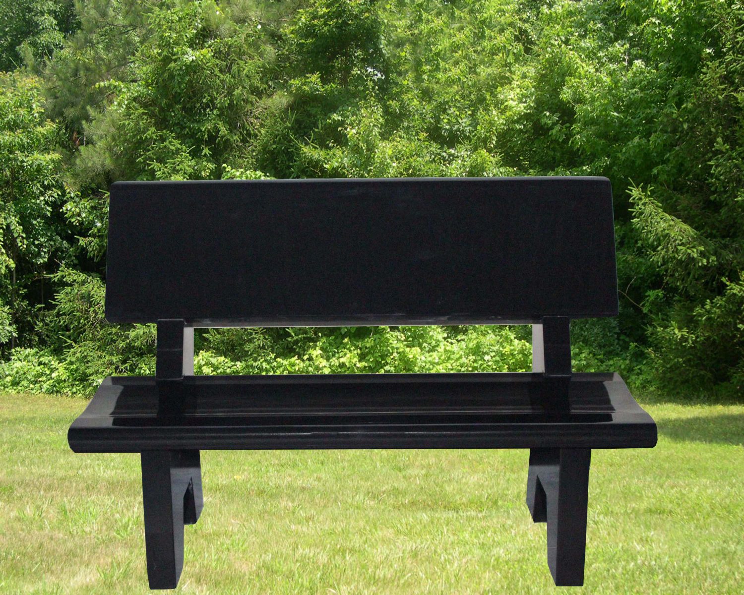 EG-16-48 / Jet Black / Back Rest Bench