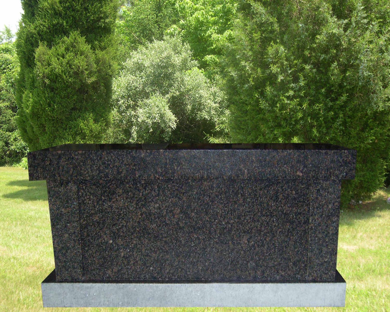 EG-17-04-433 / India Mahogany / Panel Cremation Bench